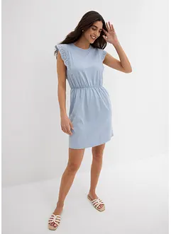 Jerseykleid aus reiner Baumwolle, bonprix