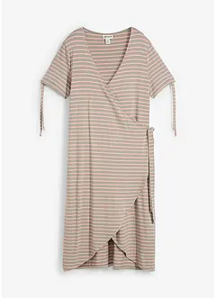 Wickelkleid aus fließendem Viskose-Elasthan-Mix, bonprix
