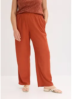 Pantalon en jersey crêpe, bonprix
