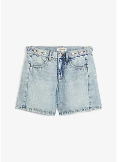 Short en jean taille mi-haute, peu extensible, bonprix