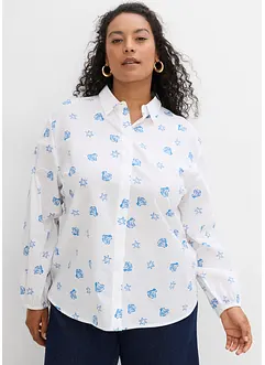Chemisier oversize 100 % coton, bonprix