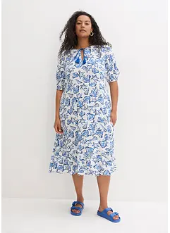 Robe ample en viscose froissée, bonprix
