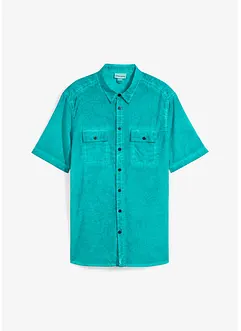 Chemise manches courtes aspect délavé, bonprix