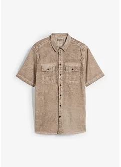 Chemise manches courtes aspect délavé, bonprix