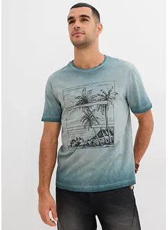 T-shirt aspect délavé en coton, bonprix