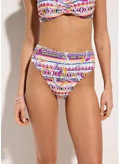 Bas de bikini taille haute, échancré, bonprix
