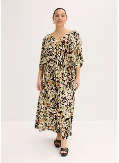 Robe longue en viscose fluide avec application de sequins, bonprix