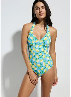 Maillot 1 pièce sculptant à dos nu, maintien modéré, bonprix