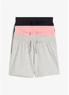 Lot de 3 shorts en jersey 100% coton, bonprix