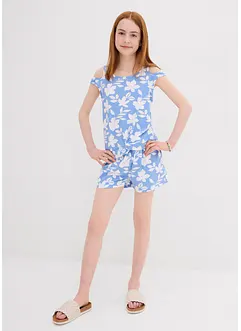 Top jersey et pantacourt (ens. 2 pces, 100 % coton, bonprix