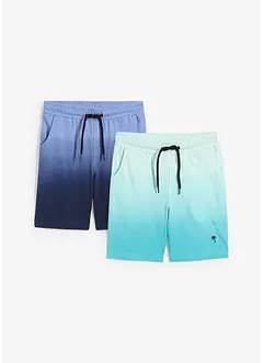 Sweat-Bermuda aus reiner Baumwolle (2er Pack), bonprix