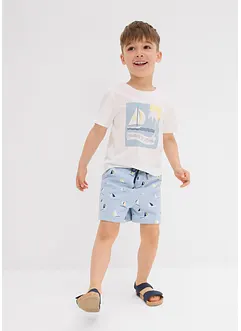 T-shirt et short en coton (ens. 2 pces), bonprix