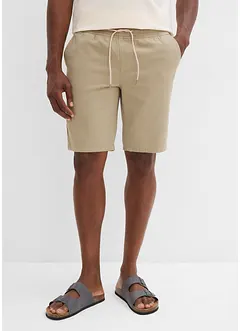 Bermuda 100% coton à taille élastiquée, Regular, bonprix