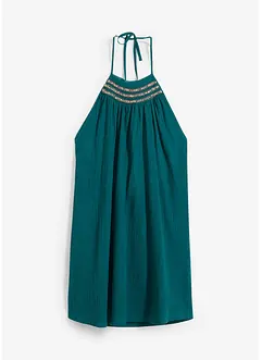 Trägerkleid aus strukturiertem Crinkle, bonprix