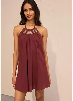 Trägerkleid aus strukturiertem Crinkle, bonprix