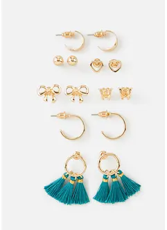 Boucles d’oreille (ens. 14 pces), bonprix