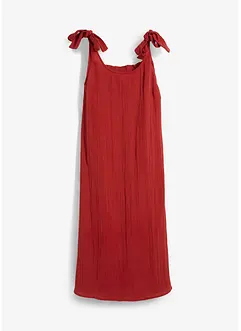 Trägerkleid aus weichem Musselin, bonprix