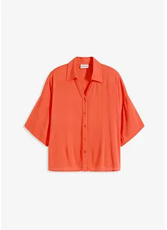 Chemisier manches courtes en viscose légère, bonprix