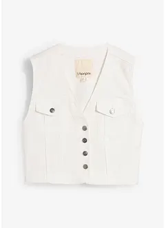 Jeansweste mit Stretch, bonprix