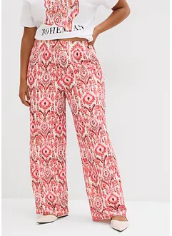 Pantalon jogger en crêpe texturé, bonprix