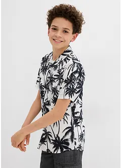 Chemise manches courtes en viscose douce, bonprix