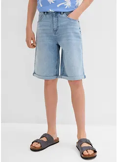 Short en jean extensible, loose, bonprix