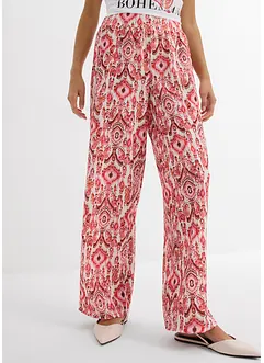 Pantalon jogger en crêpe texturé, bonprix