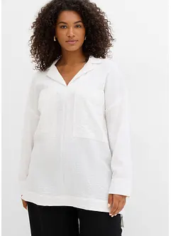 Chemisier fluide en viscose mélangée, bonprix