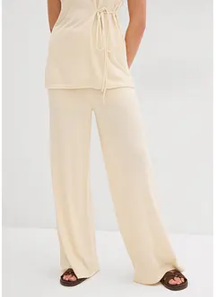 Palazzo-Hose in Strickoptik, bonprix