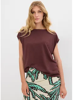 Oversize-Shirt in Strickoptik, bonprix