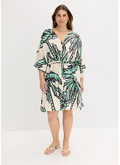 Robe courte en viscose fluide, manches kimono, bonprix