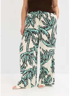 Pantalon large en viscose fluide, bonprix