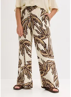 Pantalon large en viscose fluide, bonprix
