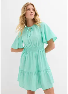 Robe courte et fluide en viscose mélangée, bonprix