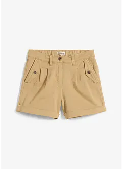 Short en twill, taille haute, bonprix