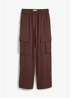 Pantalon cargo fluide en Lyocell mélangé, bonprix