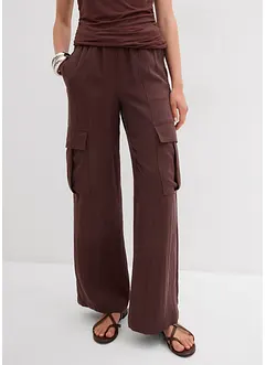 Pantalon cargo fluide en Lyocell mélangé, bonprix