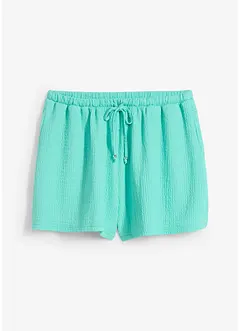 Schlupf-Shorts aus strukturiertem Crêpe, bonprix