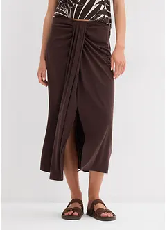 Jupe en jersey avec taille élastiquée, bonprix