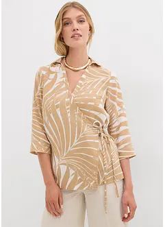 Blouse kimono aspect lin, bonprix