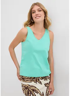 Lot de 2 débardeurs 100% coton, bonprix