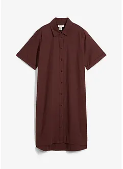 Hemdblusenkleid aus reiner Baumwolle, bonprix