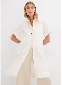 Hemdblusenkleid aus reiner Baumwolle, bonprix