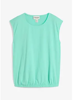 Shirt mit elastischem Bündchen, bonprix