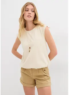 Top à base élastiquée, bonprix