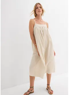 Robe à fines bretelles en viscose mélangée, bonprix