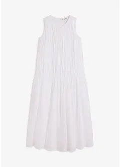 Maxikleid mit Raffungen aus Baumwolle, bonprix