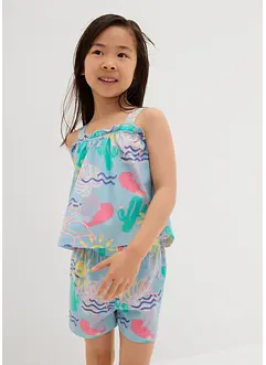 Top und kurze Hose (2-tlg.Set) aus reiner Bio-Baumwolle, bonprix