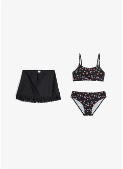 Bikini et jupe de bain (ens. 3 pces), bonprix
