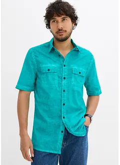 Chemise manches courtes aspect délavé, bonprix